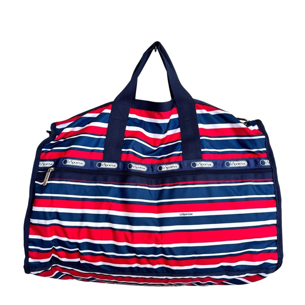 LeSportsac Stripped Luggage Weekender Bag